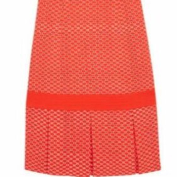 NWT $395 Tory Burch 'Berdine' Orange / White Printed Dress in size 2! - Picture 6 of 6